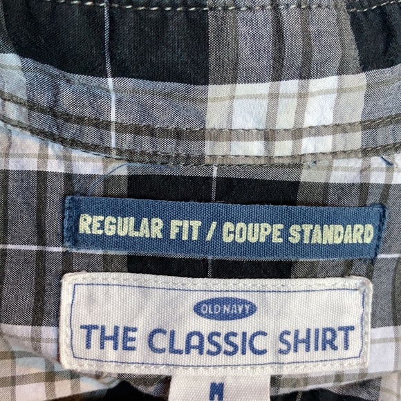 Old Navy plaid button shirt - Picture 6 of 7
